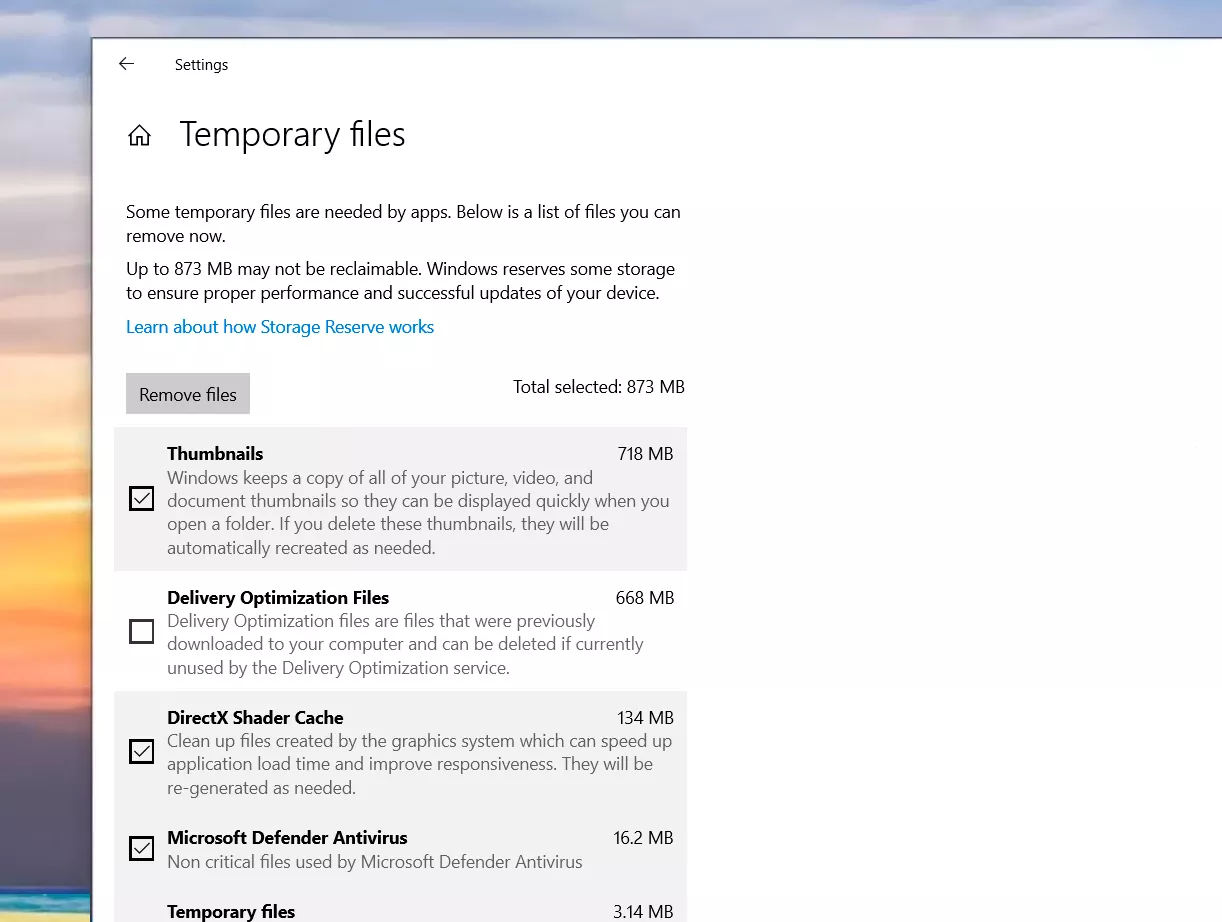 Temporary Files